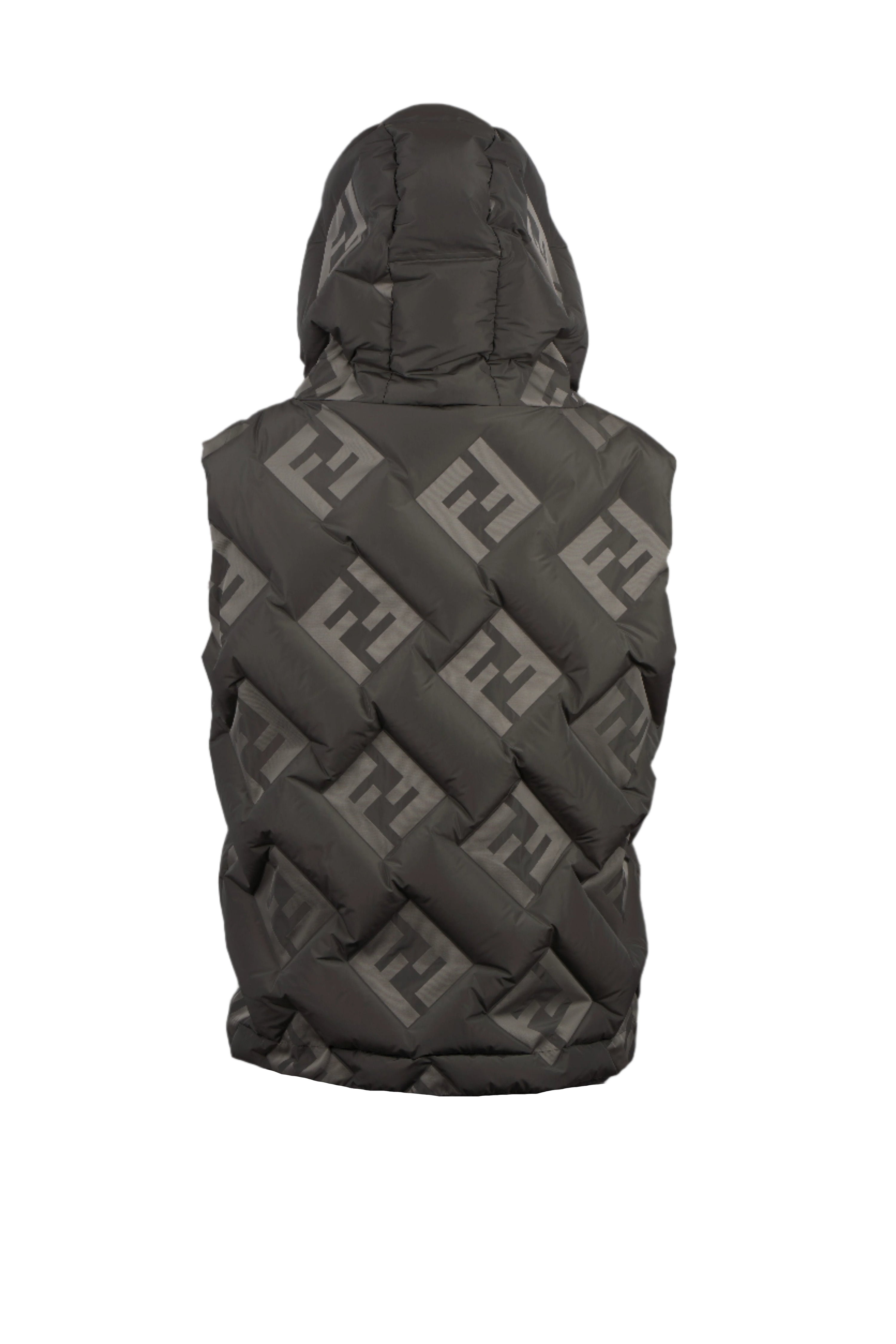 FENDI GREY DOWN VEST