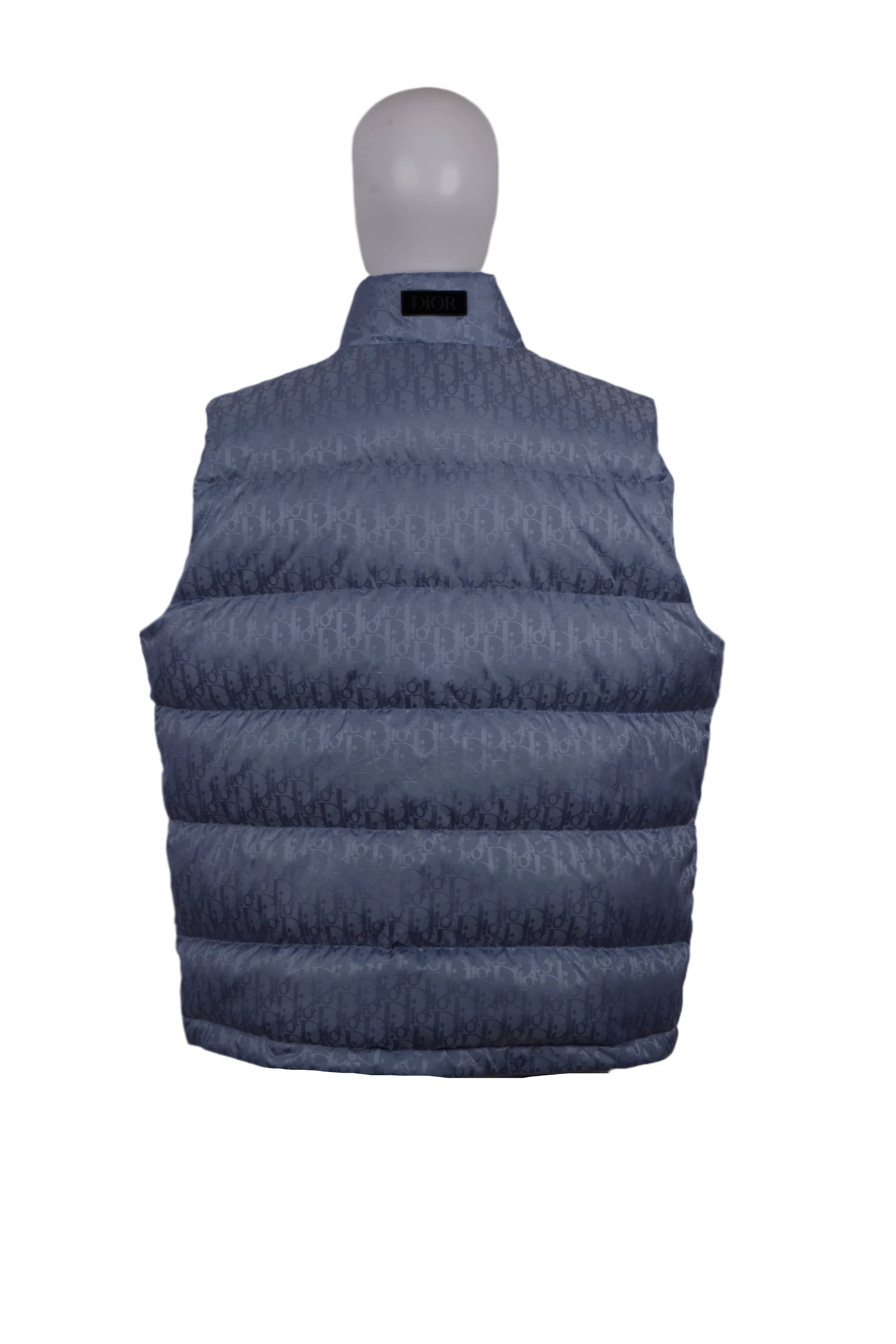 DIOR HOMME OBLIQUE SLEEVELESS DOWN JACKET