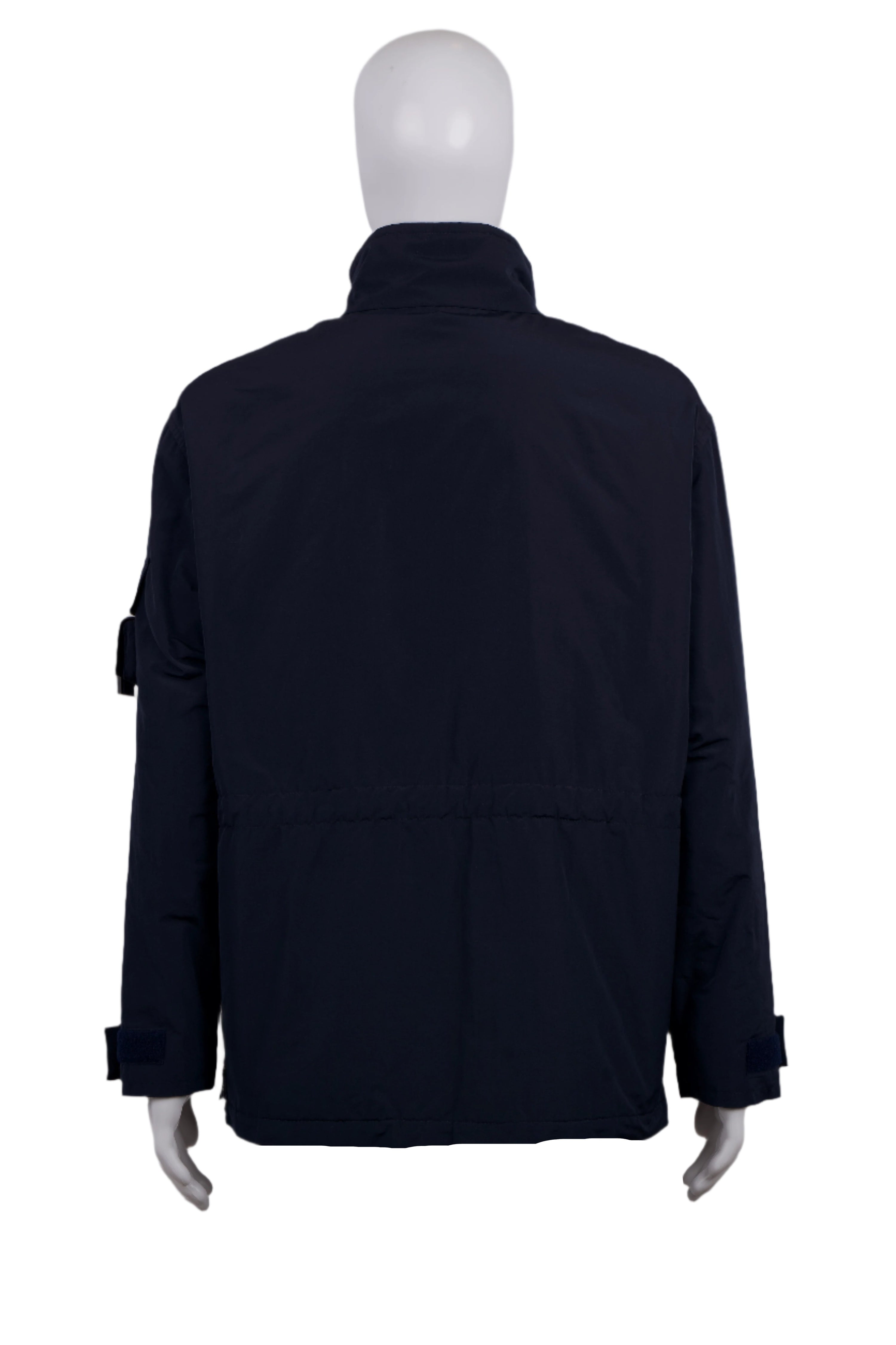 FENDI BLACK MULTI POCKETS WATERPROOF JACKET