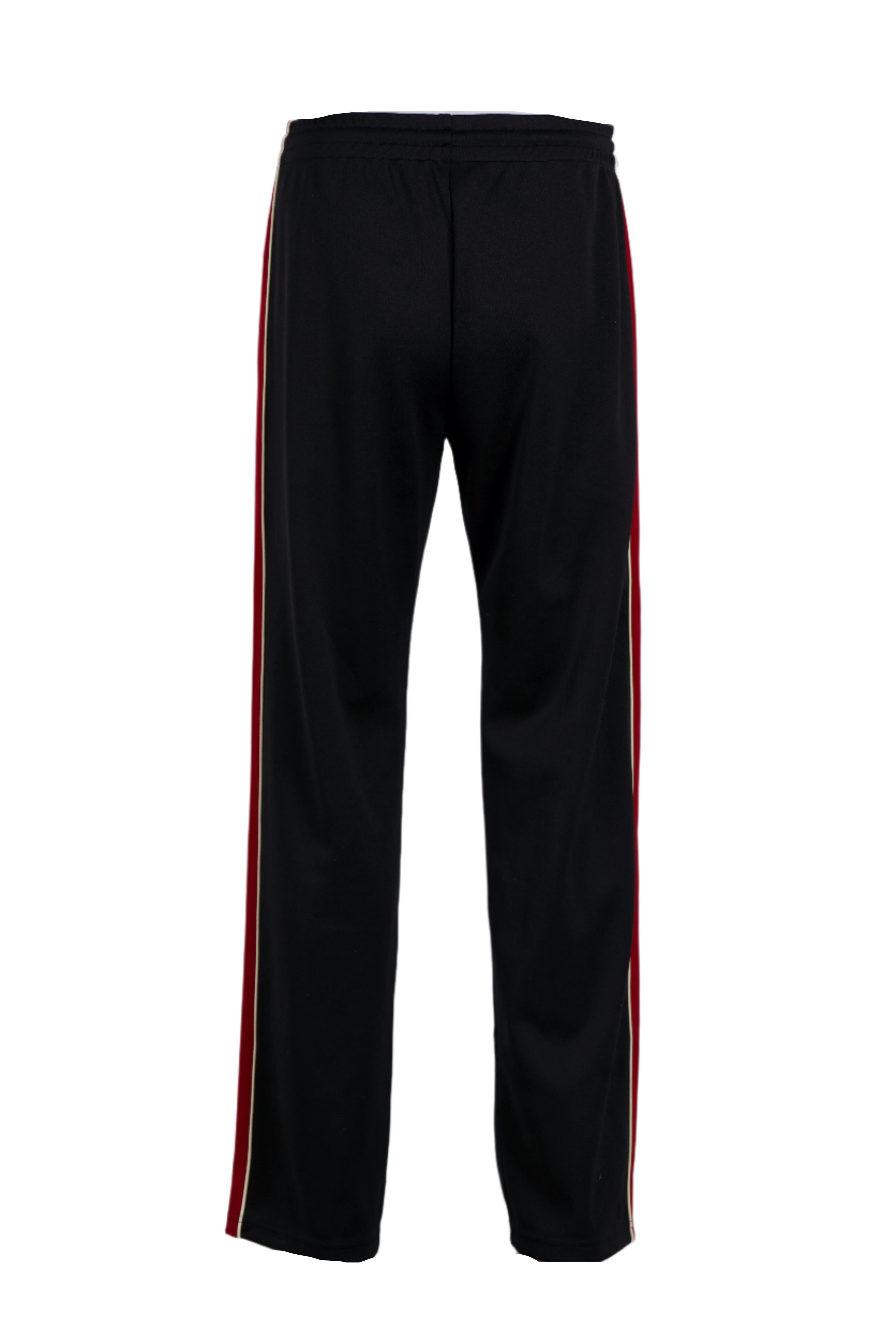 CELINE BLACK LOGO PANTS WITH RED LINE