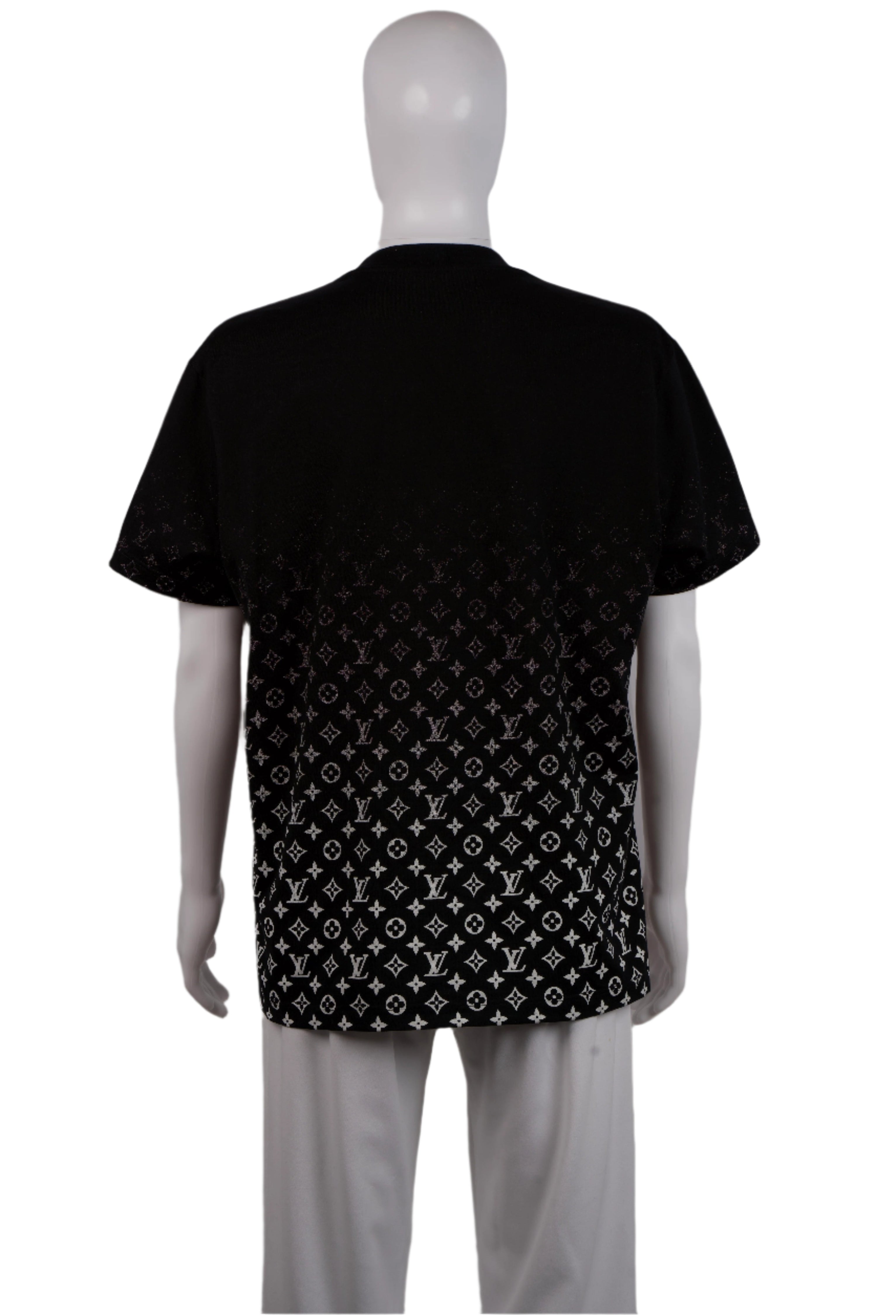 LV BLACK LOGO T-SHIRT