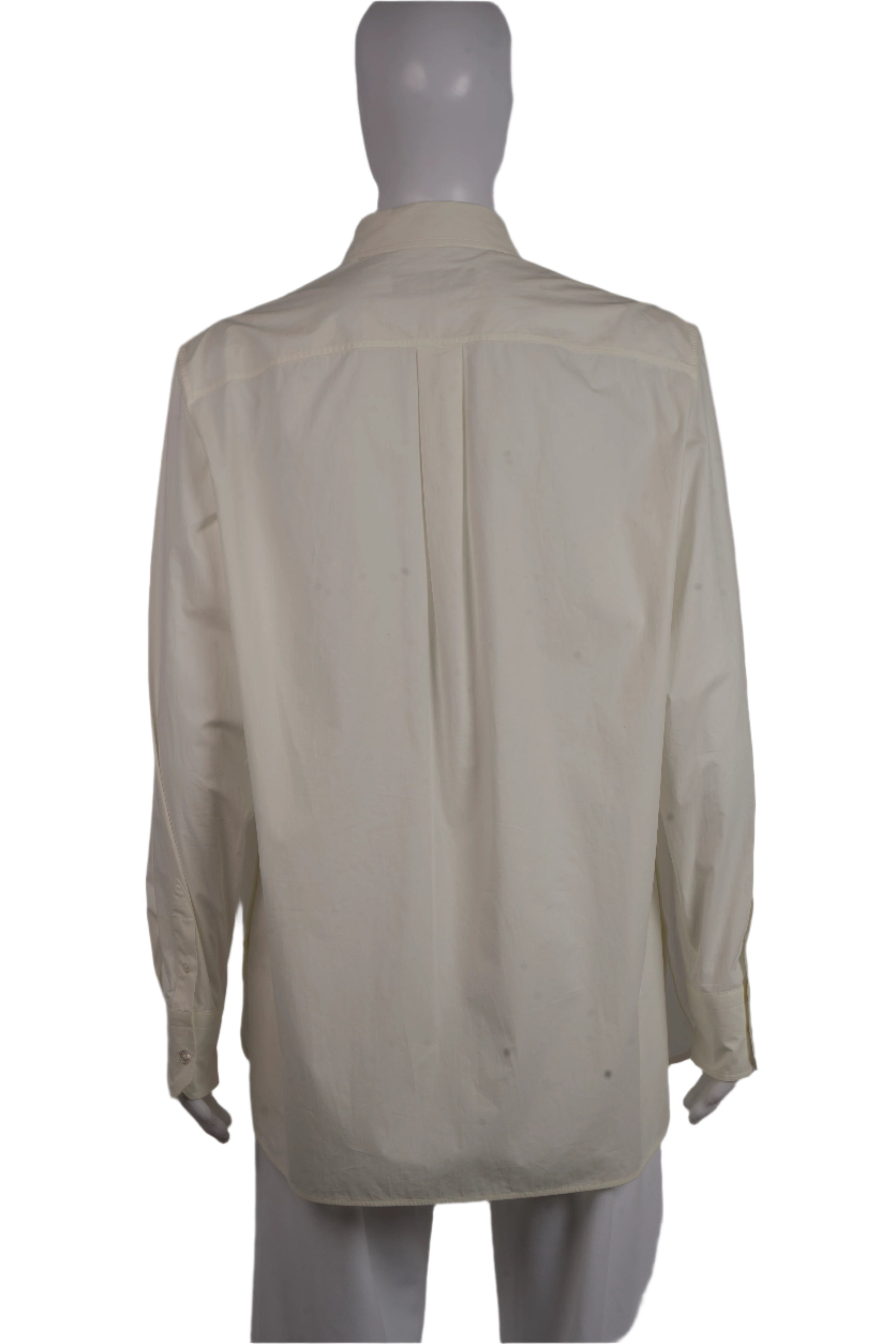 LOUIS VUITTON WHITE POCKET BLOUSES