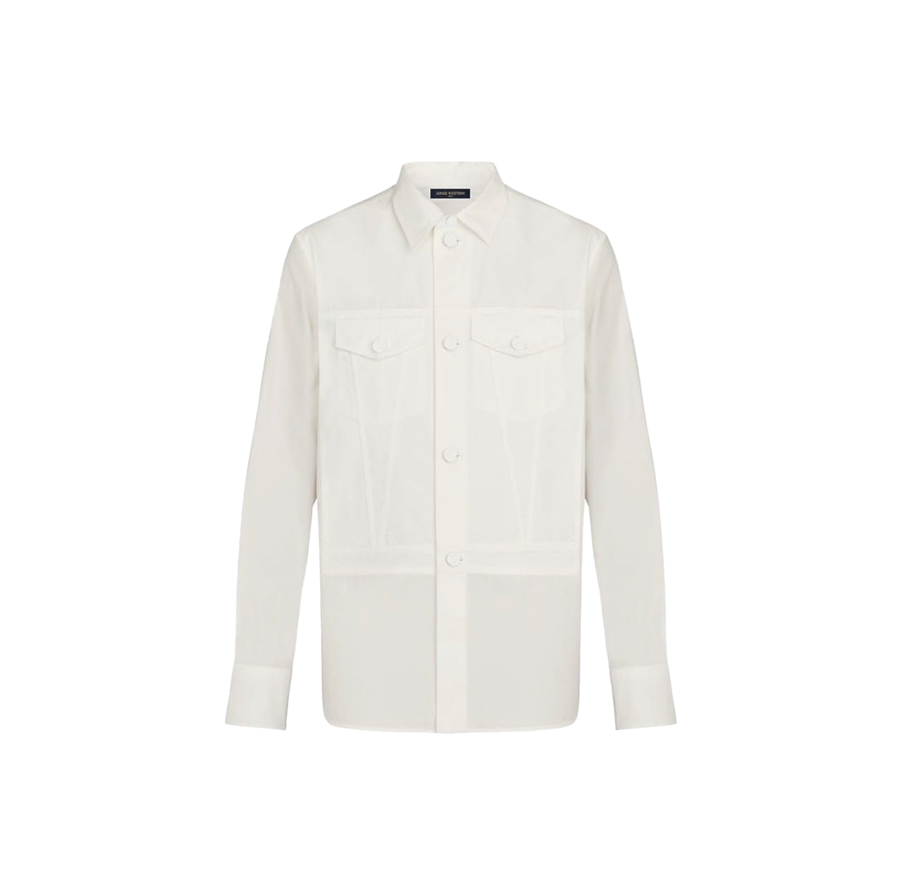 LOUIS VUITTON WHITE POCKET BLOUSES