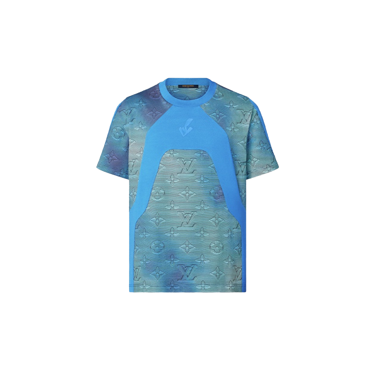 LV BLUE LOGO T-SHIRT