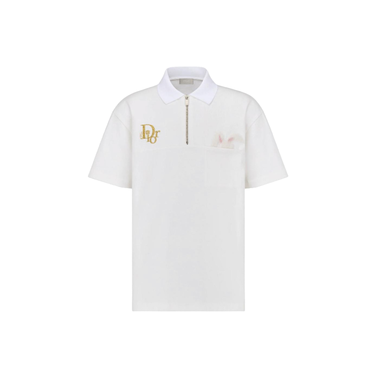 DIOR X ERL WHITE POLO