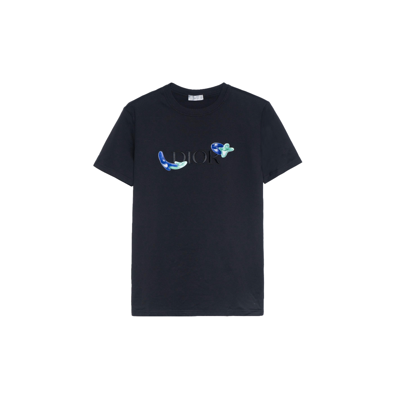 Dior X KENNY SCHARF BLACK PRINTED LOGO T-SHIRT