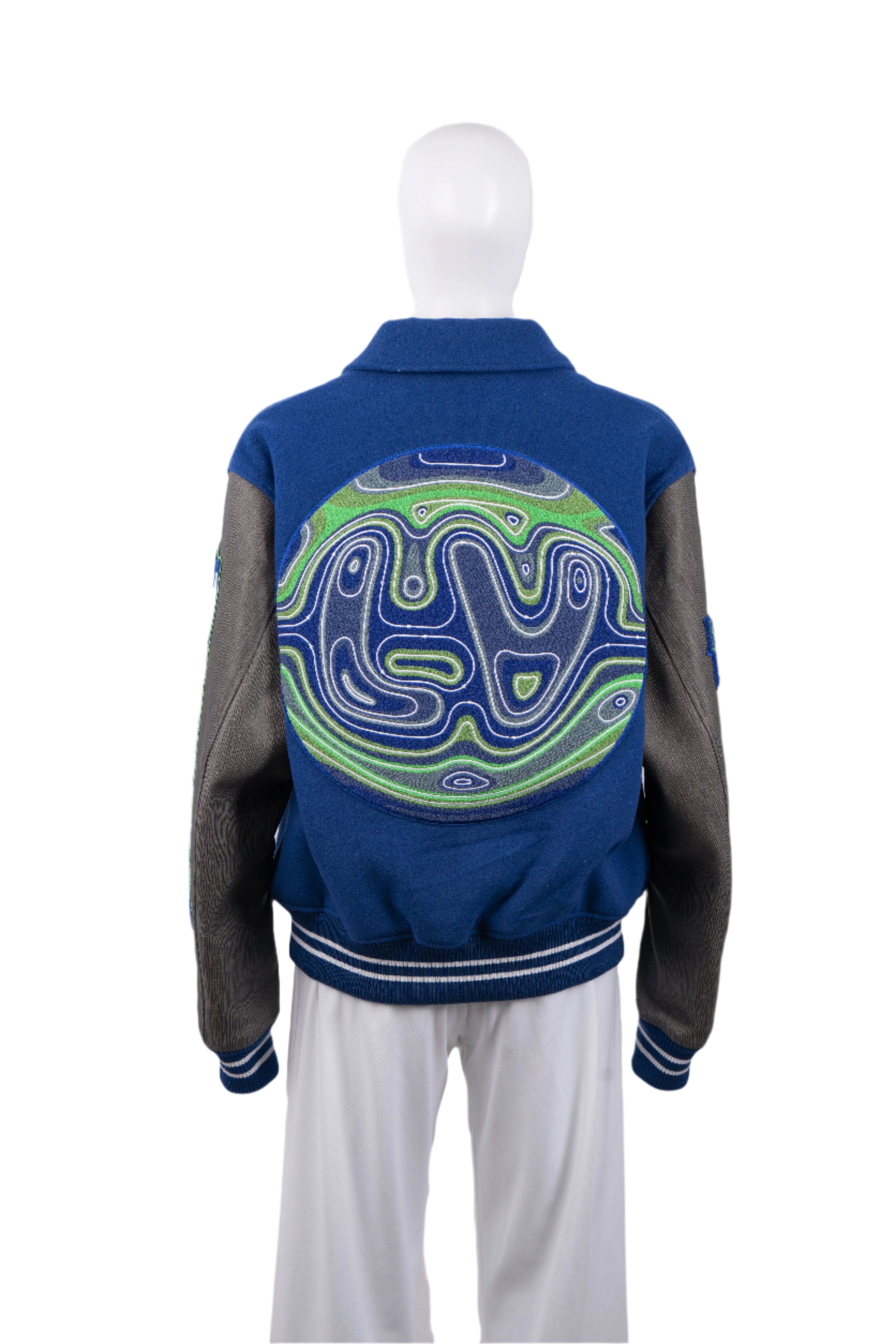 LOUIS VUITTON EMBROIDERED VARSITY BLOUSON